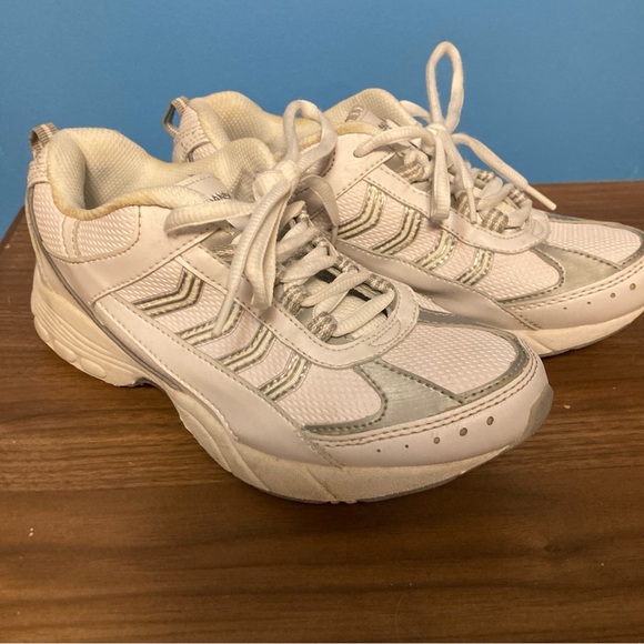 Danskin White and Gray Athletic Shoes Size 6 - Picture 1 of 10